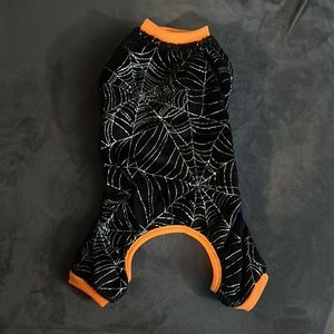 Halloween fleece onesie for dog size sm